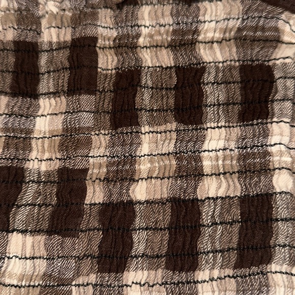 LF Furst of a Kind Smocked Top Striped Shirt - Picture 3 of 5